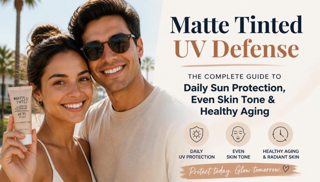 Matte Tinted UV Defense: The Complete Guide to Daily Sun Protection, Even Skin Tone & Healthy Aging