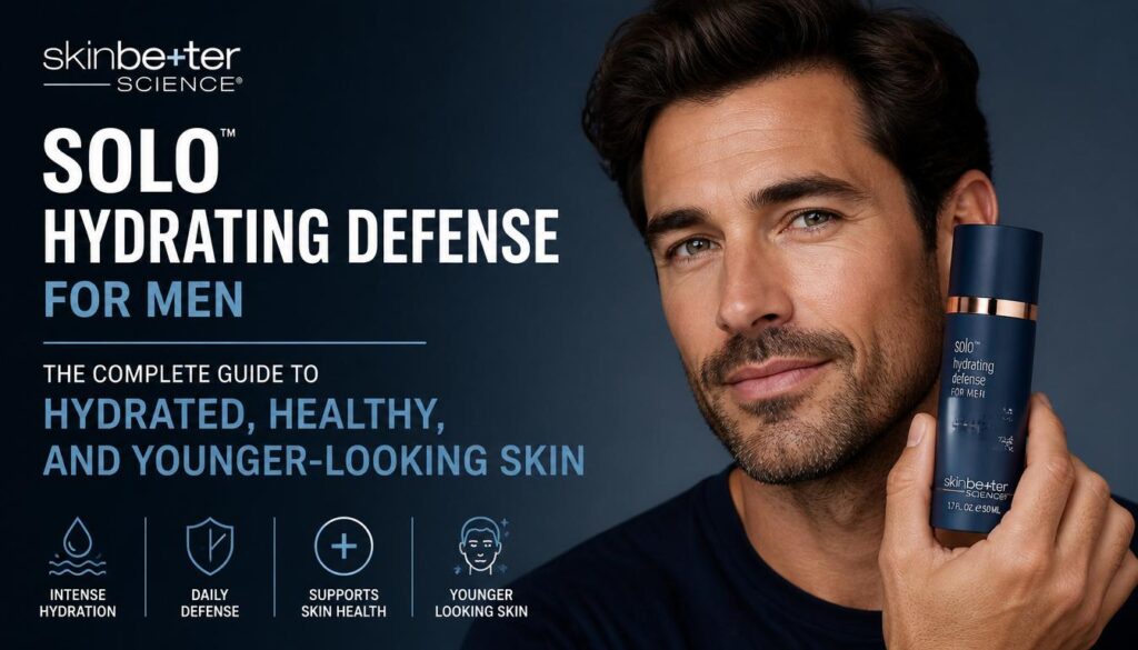 Skinbetter Solo Hydrating Defense for Men The Complete Guide to Hydrated, Healthy, and Younger-Looking Skin