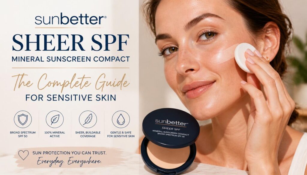 Sunbetter SHEER SPF Mineral Sunscreen Compact: The Complete Guide for Sensitive Skin