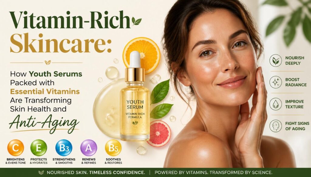 Vitamin-Rich Skincare: How Youth Serums Packed with Essential Vitamins Are Transforming Skin Health and Anti-Aging